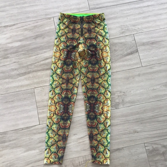 High waist pineapple leggings - Picture 2 of 3